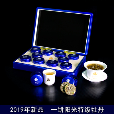 一饼阳光明前白牡丹